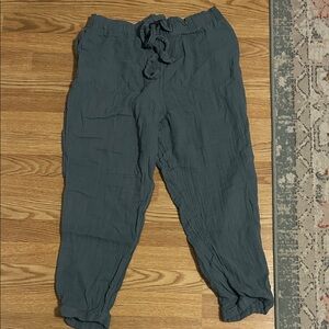 Drawstring Parachute Pants
